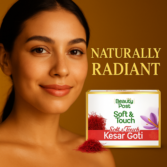 ✨ Beauty Post Kesar Goti (JAR) – Pure Saffron Ayurvedic Skin Brightening Soap ✨